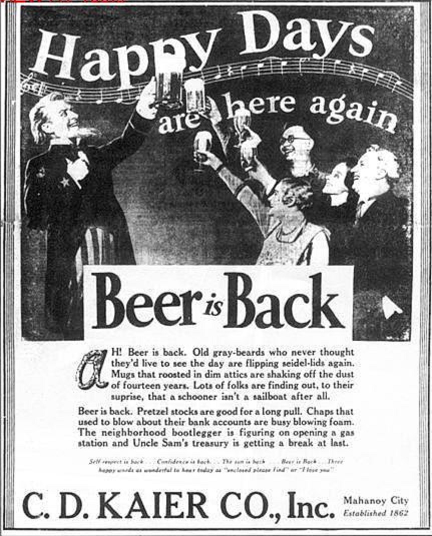 Beer Is back